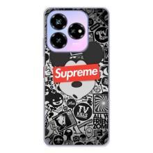 Чехол с Брендами одежды на Нубиа В60 Дезижн – Supreme Маус
