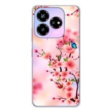 Чохол з картинкою Сакури на ZTE Nubia V60 Design – Метелики на сакурі