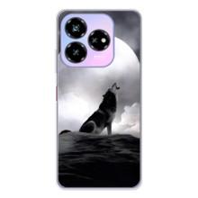 Чехол с Волком на ZTE Nubia V60 Design – Волк и луна