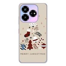 Чохол Санта Клаус для ZTE Nubia V60 Design (Merry Christmas)