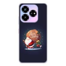 Чохол Санта Клаус для ZTE Nubia V60 Design (Подарунки від Санти)