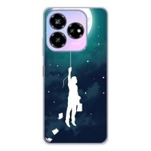 Чехол (ТПУ) с планетами на ZTE Nubia V60 Design – To The moon