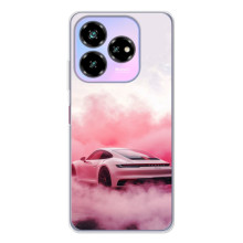 Чохол з авто Порше для ZTE Nubia V60 Design – Рожевий Порше