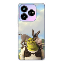 Чохол з мультфільмом Шрек на ZTE Nubia V60 Design – Шрек і осел