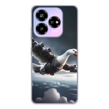 Чехол с мемом Тралалело тралала на ZTE Nubia V60 Design (Бомбардини гусини)