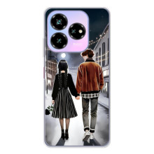 Чохол з дизайном Венздей 2 на ZTE Nubia V60 Design – Венздей і Тайлер