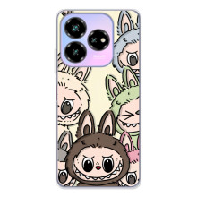 Чохол з Лабубу на ZTE Nubia V60 Design – Колаж Лабубу