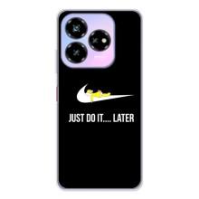 Чехол с логотипом Найк на ZTE Nubia V60 Design (Nike just do it)