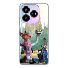 Чохол Зоотрополіс на ZTE Nubia V60 Design – Нік Джуді і змія