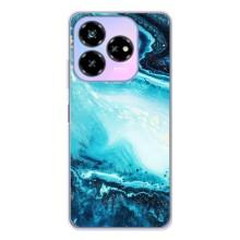 Мраморний чехол на ZTE Nubia V60 Design (VPrint) (Блакитний мрамор)