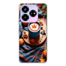 Чохол з унікальним дизайном 'Осінь з кавою' для ZTE Nubia V60 Design – Кава і гарбузики
