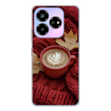 Чохол з унікальним дизайном 'Осінь з кавою' для ZTE Nubia V60 Design – Кава на ковдрі