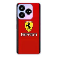 Силиконовый бампер с картинкой машины на ZTE Nubia V60 Design (Ferrari Logo)