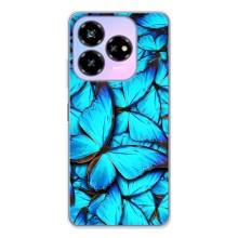 Силиконовый бампер с картинкой животных для ZTE Nubia V60 Design (Крылья бабочек)