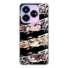 Силиконовые чехлы с глазами Anime для Нубиа В60 Дезижн – Глаза на чорном