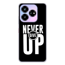 Силіконовый Чохол на ZTE Nubia V60 Design з картинкою НАЙК (Never Give UP)