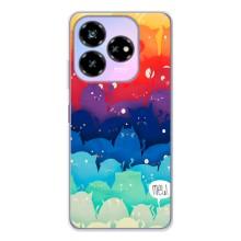 Силиконовый чехол с котиком для ZTE Nubia V60 Design – Mew