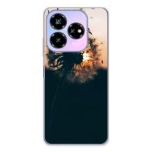 Силиконовый Чехол с одуванчиками на ZTE Nubia V60 Design – Красивый одуванчик