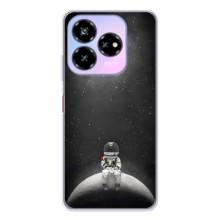 Силиконовый Чехол с принтом "Космонавты" на ZTE Nubia V60 Design – Космонавт романтик