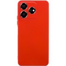 Чехол TPU GETMAN Liquid Silk Full Camera для ZTE Nubia V60 – Красный