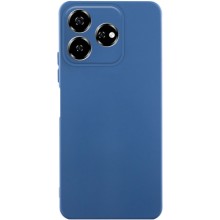 Чехол TPU GETMAN Liquid Silk Full Camera для ZTE Nubia V60 – Синий