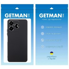 Чехол TPU GETMAN Liquid Silk Full Camera для ZTE Nubia V60 – Черный