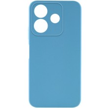 Чехол TPU GETMAN Liquid Silk Full Camera для ZTE Nubia V60 – Голубой