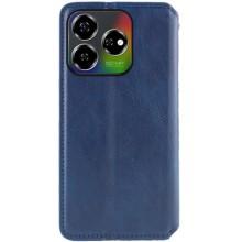 Шкіряний чохол-книжка GETMAN Cubic (PU) для ZTE Nubia V60 – Синій