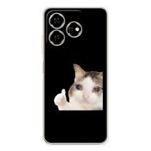 Бампер с принтом Мемы для ZTE Nubia V60 – Кот в слезах