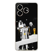 Чохли для ZTE Nubia V60 (Leo чемпіон) (AlphaPrint) (Мессі коронований)