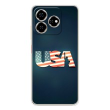 Чехол Флаг USA для ZTE Nubia V60 (USA)