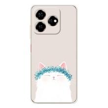 Чехол на тематику: Коты для ZTE Nubia V60 – Белый котик