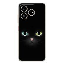 Чехол на тематику: Коты для ZTE Nubia V60 – Черный Котик