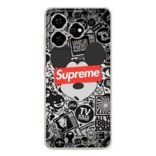 Чехол с Брендами одежды на Нубиа В60 – Supreme Маус