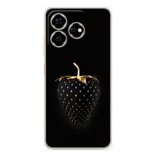 Чехол с изображением  вкусной еды для ZTE Nubia V60 – Чёрная клубника