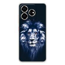 Чохол з картинкою на ZTE Nubia V60 – Лев – синій