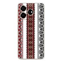 Силиконовый Чехол на ZTE Nubia V60 с картинкой Вышиванки – Вышиваночки