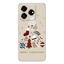 Чохол Санта Клаус для ZTE Nubia V60 (Merry Christmas)
