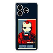 Чехол Супергерой Железный человек на ZTE Nubia V60 – Art Iron man
