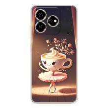Чохол з мемом Тралалело тралала на ZTE Nubia V60 (Балерина капучина)