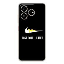 Чехол с логотипом Найк на ZTE Nubia V60 (Nike just do it)