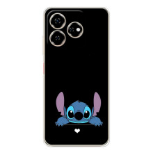 Чехол с принтом Стич на ZTE Nubia V60 (Стич на черном)