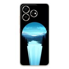 Літній Чохол на ZTE Nubia V60 – Синій Водоспад