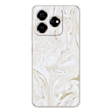 Мраморний чехол на ZTE Nubia V60 (VPrint) (Білий мрамор)
