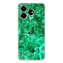 Мраморний чехол на ZTE Nubia V60 (VPrint) (Салатовий Мрамор)