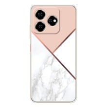 Мраморний чехол на ZTE Nubia V60 (VPrint) (Тройний мрамор)