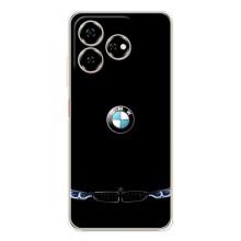 Силиконовый бампер с картинкой машины на ZTE Nubia V60 – Черный BMW