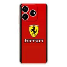 Силиконовый бампер с картинкой машины на ZTE Nubia V60 – Ferrari Logo