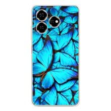 Силіконовий бампер з картинкою звірів для ZTE Nubia V60 (Крила метеликів)