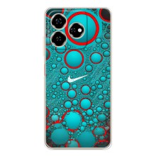 Силиконовый Чехол на ZTE Nubia V60 с картинкой Nike (Найк зеленый)